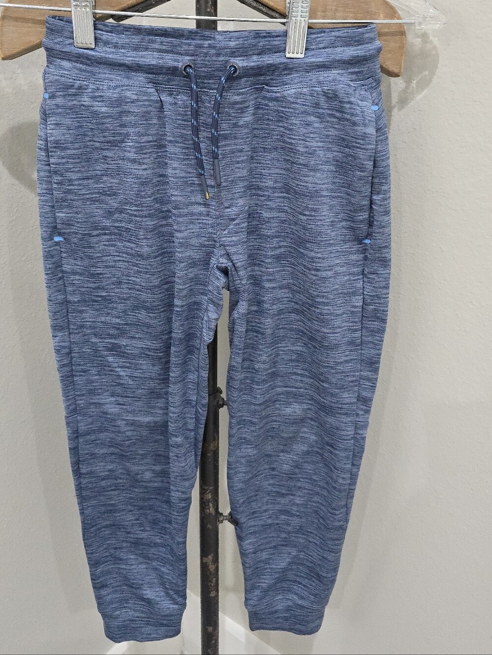 Vineyard Vines Heathered Blue Drawstring Jogger Pants Boys Size 7
